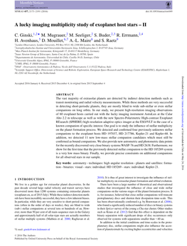 A Lucky Imaging Multiplicity Study of Exoplanet Host Stars – II