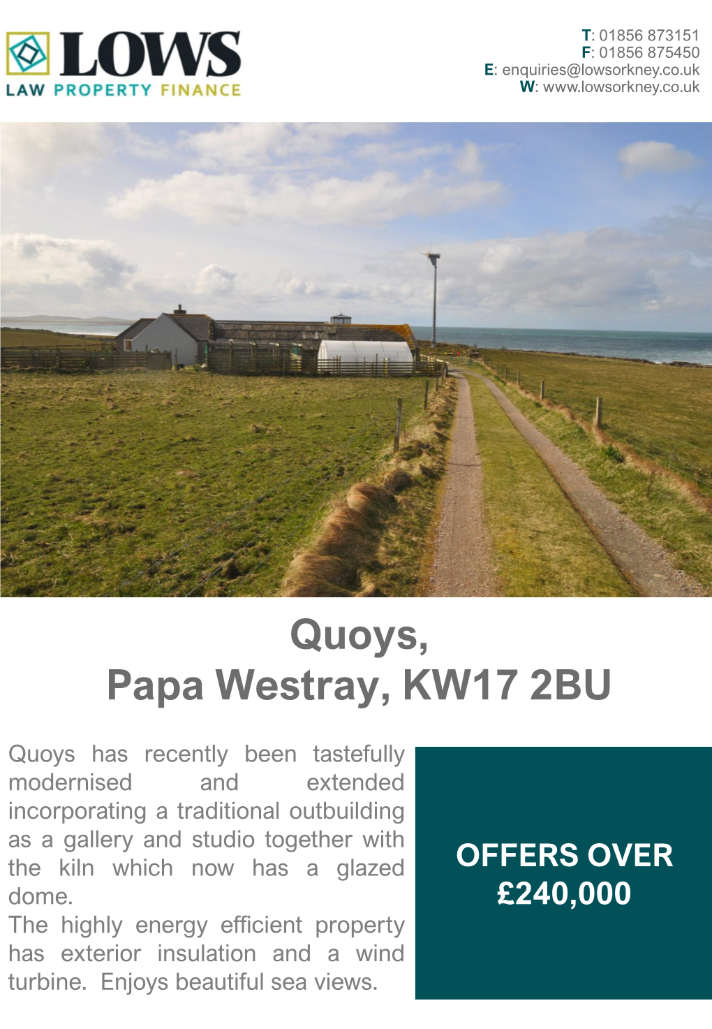 Quoys, Papa Westray, KW17 2BU