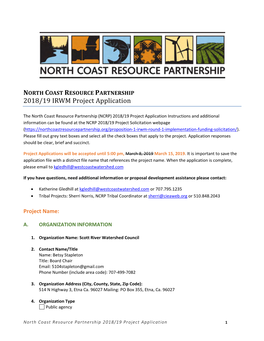 Scott River Watershed Council, Scott