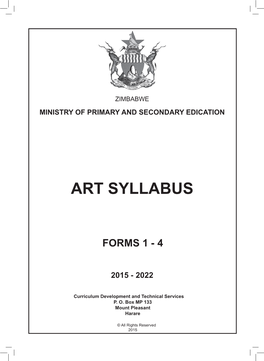 Arts Syllabus Forms 1-4.Pdf
