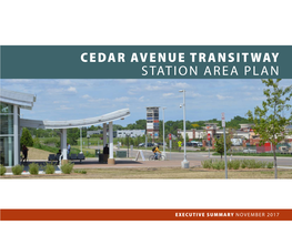 Cedar Avenue Transitway Station Area Plan