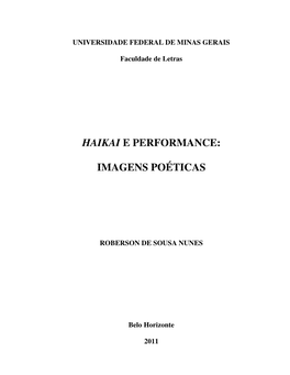 Haikai E Performance