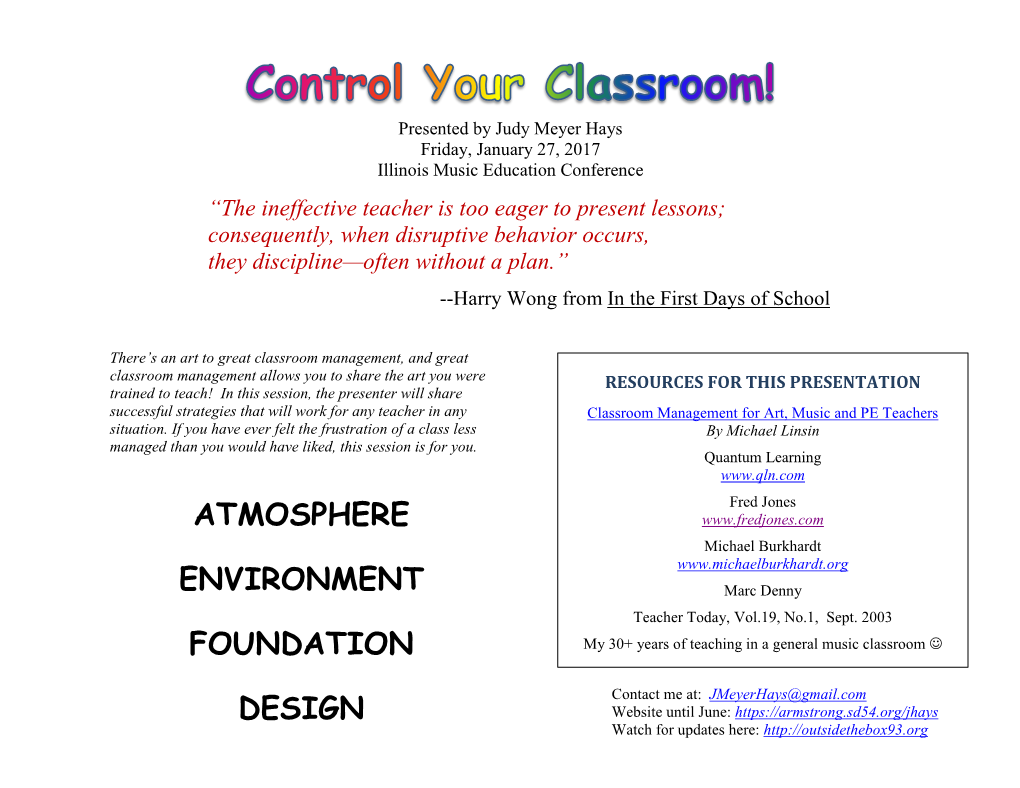 Atmosphere Environment Foundation Design