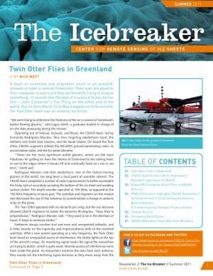 TABLE of CONTENTS Twin Otter Flies in Greenland