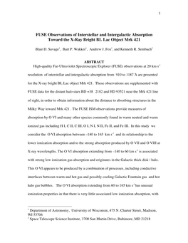 FUSE Observations of Interstellar and Intergalactic Absorption Toward the X-Ray Bright BL Lac Object Mrk 421