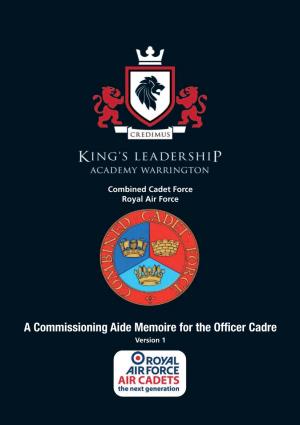 Kings RAF Booklet