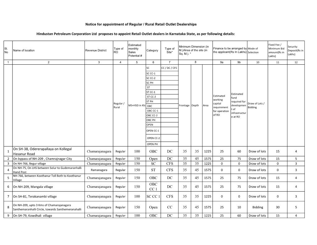 Annexure H2 (FINAL) Karnataka STATE 23Rd Nov 2018 FINAL