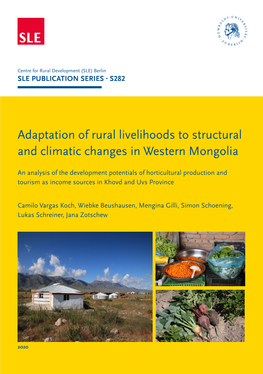 Adaptation of Rural Livelihoods to Structural and Climatic Changes in Western Mongolia
