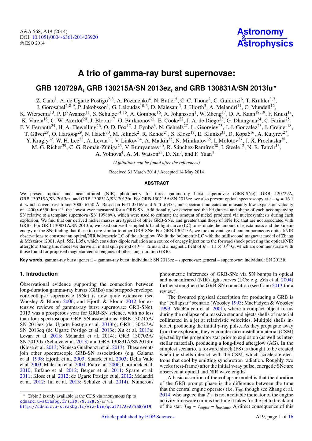 A Trio of Gamma-Ray Burst Supernovae: GRB 120729A, GRB 130215A/SN 2013Ez, and GRB 130831A/SN 2013Fu?