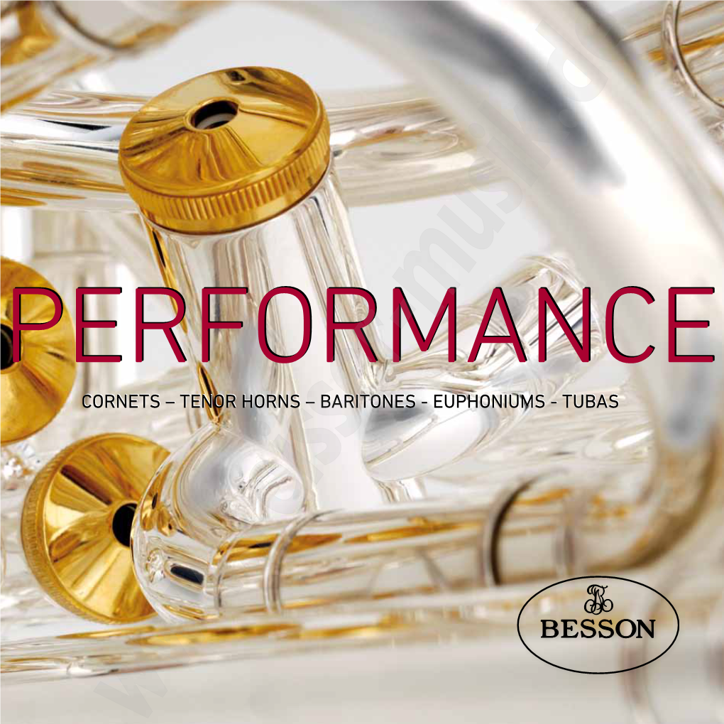 Tenor Horns – Baritones - Euphoniums - Tubas