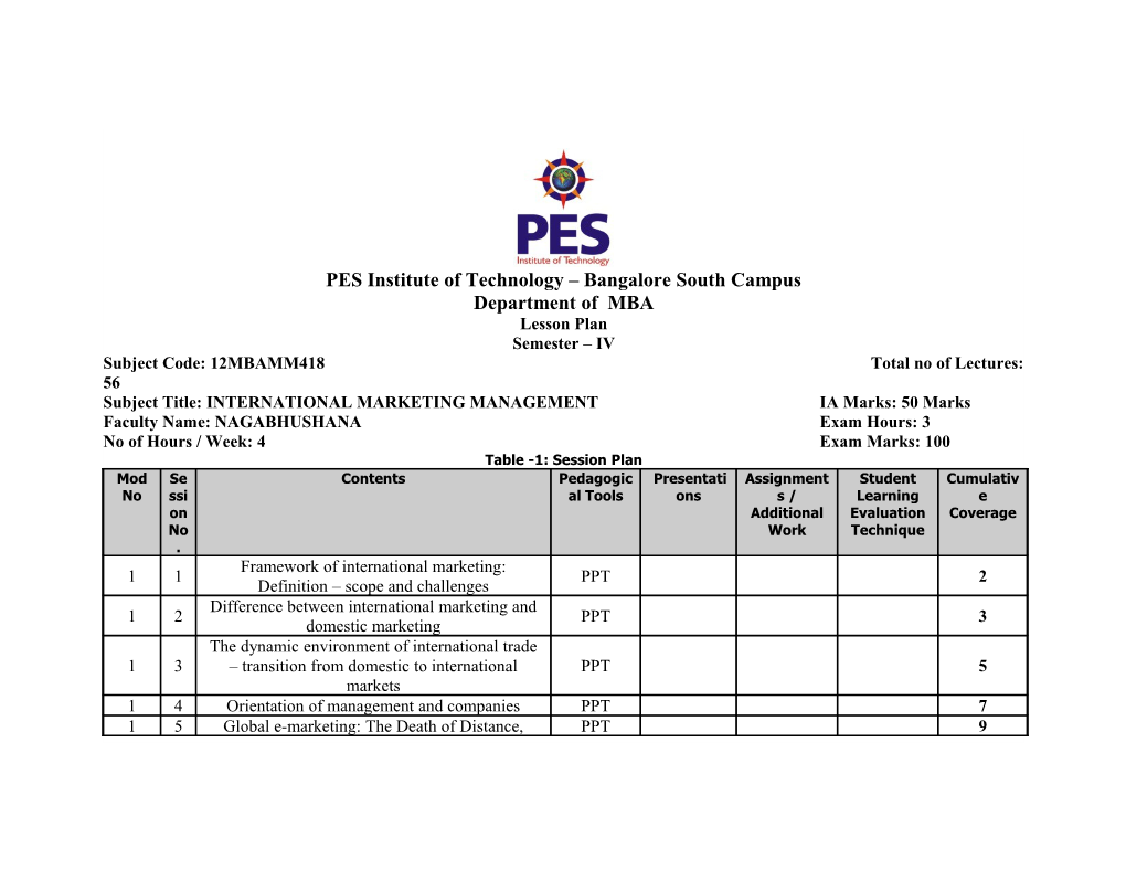 PES School of Engineering s1