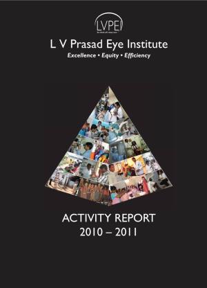 Activity Report 2010 – 2011