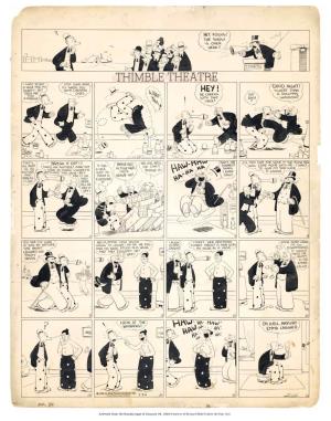 Artwork from the Sunday Page of January 24, 1926 (Courtesy of Bernard Mahé/Galerie Du 9Ème Art)