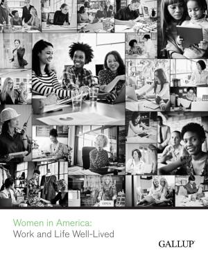 Work and Life Well-Lived Women in America