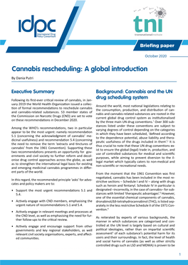 Cannabis Rescheduling: a Global Introduction by Dania Putri