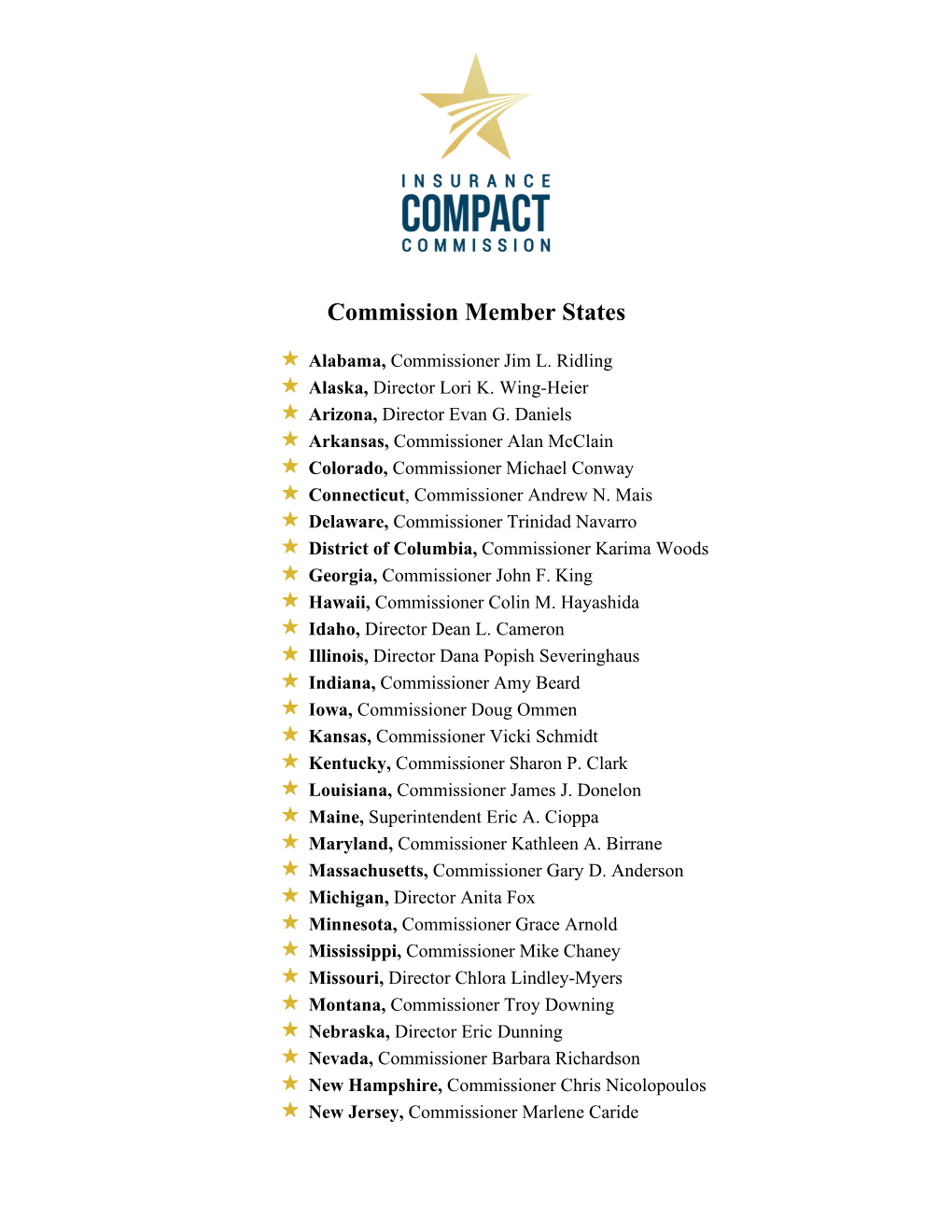 Commission Member States