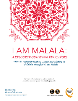 Cultural Politics, Gender & History in Malala Yousafzai's