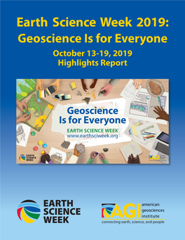 Earth Science Week 2019 Highlights Report