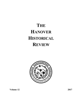 The Hanover Historical Review