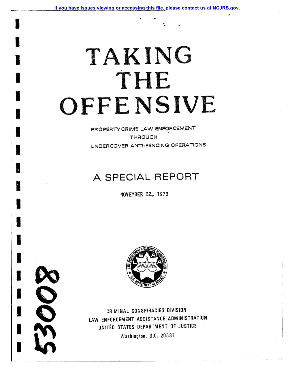 Taking the Offensive