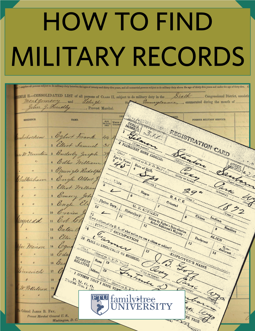 How to Find Military Records Booklet Family Tree Magazine 2016