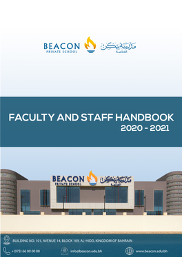 Faculty and Staff Handbook 2020 - 2021