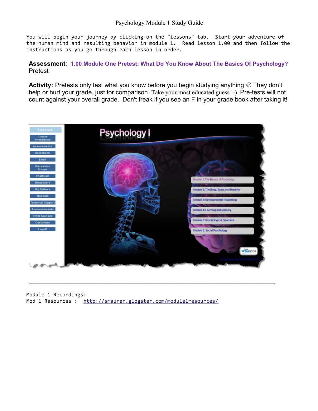 Sample Answer Key