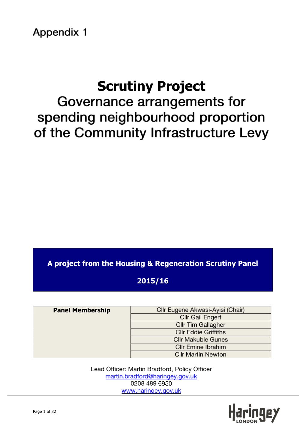 Scrutiny Project