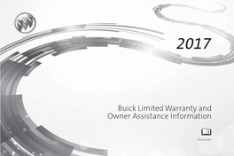 Limited Warranty and Owner Assistance Information