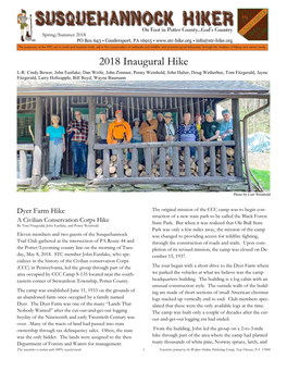 2018 Inaugural Hike