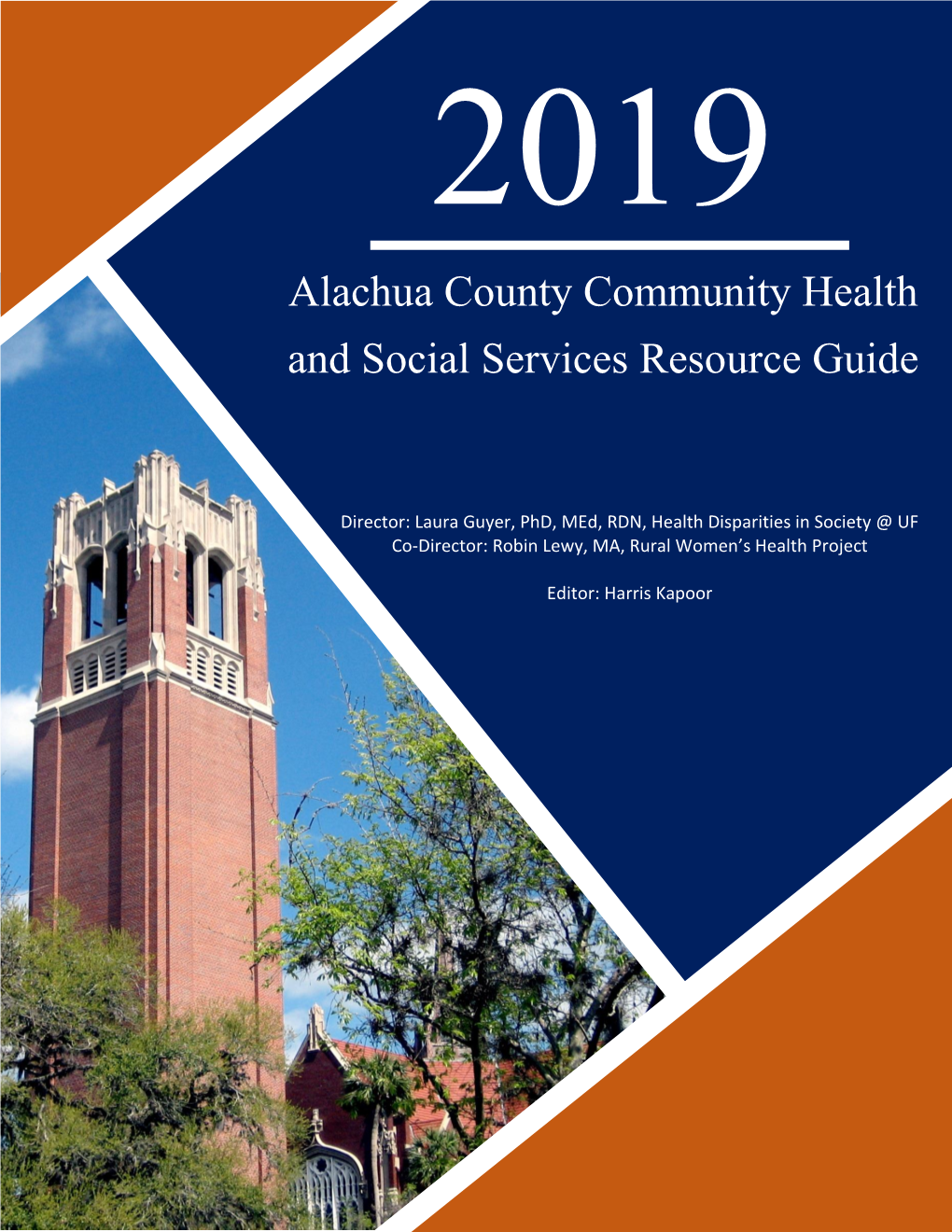 Alachua County Community Health and Social Services Resource Guide