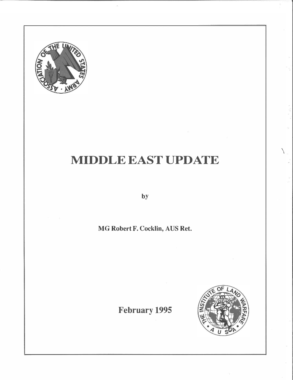 Middle East Update