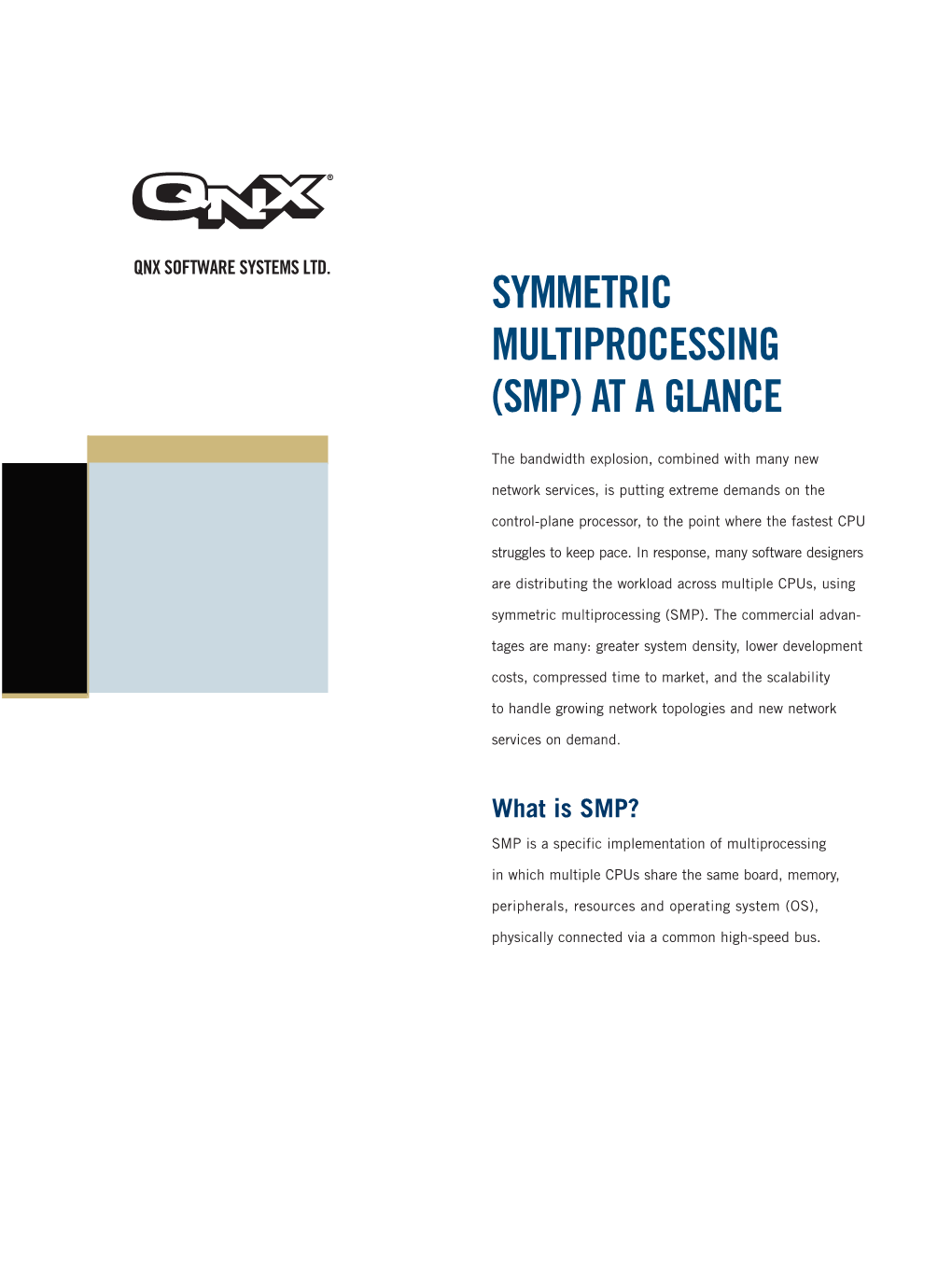 Symmetric Multiprocessing (Smp) at a Glance