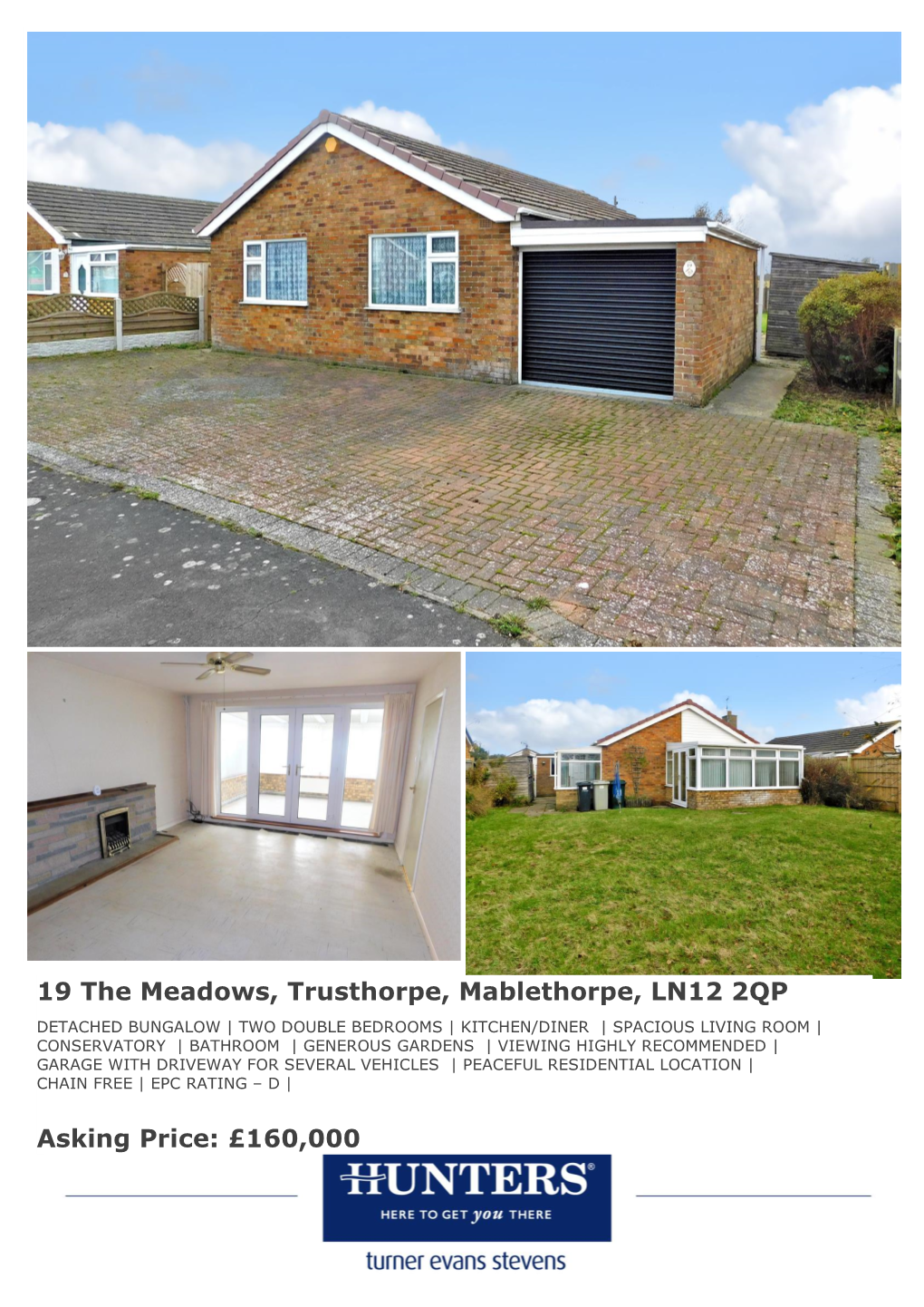 19 the Meadows, Trusthorpe, Mablethorpe, LN12 2QP Asking Price