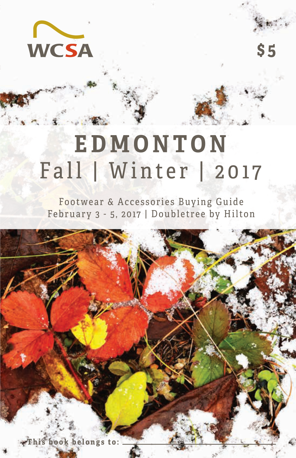 EDMONTON Fall | Winter | 2017