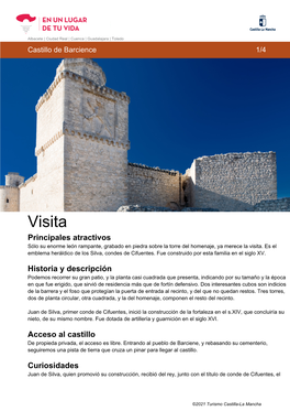 Descargar Guía De Viaje Castillo De Barcience