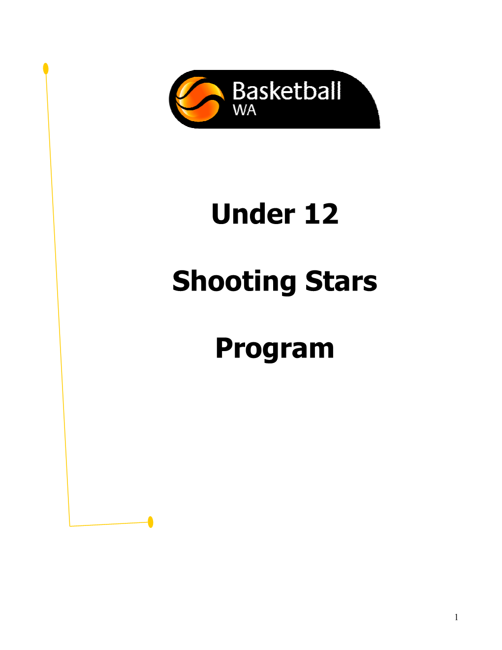 Under 12 Shooting Stars Program Staff