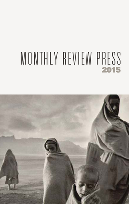 Monthly Review Press Catalog, 2015 [PDF]