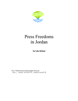 Press Freedoms in Jordan