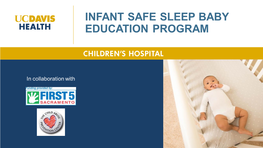 Infant Safe Sleep Baby Education Program