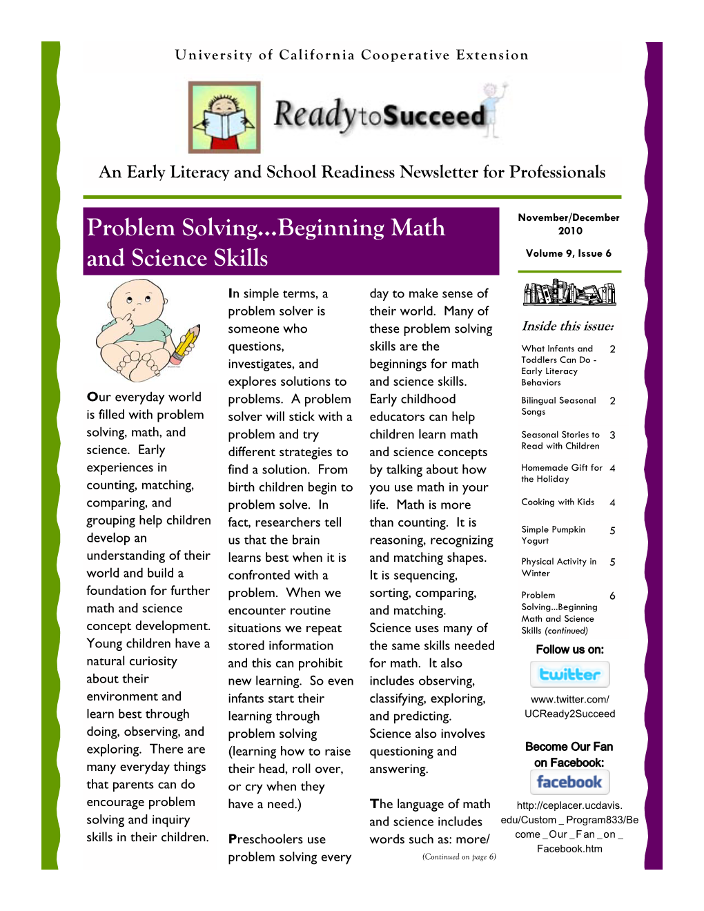 Problem Solving...Beginning Math and Science Skills (Continued)