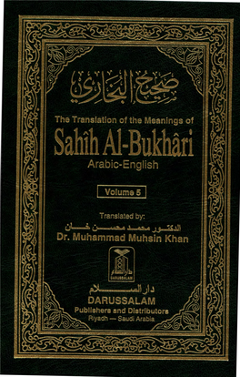 Sahih Al-Bukhari Vol. 5