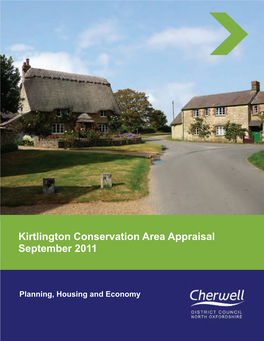 Kirtlington Conservation Area Appraisal September 2011