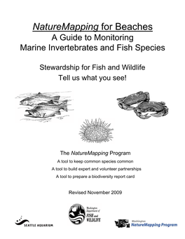 Guide to Monitoring Marine Invertebrates and Fish Species