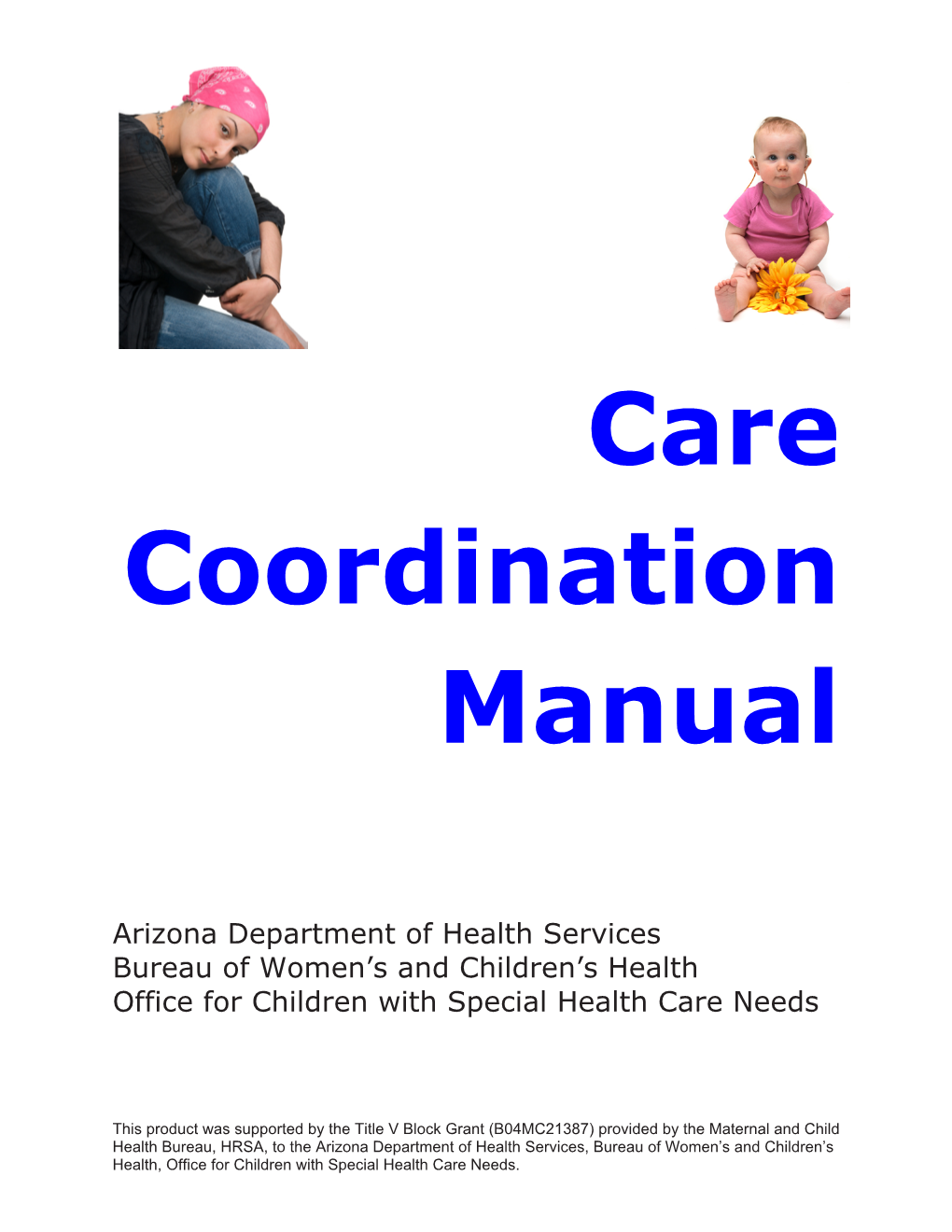 AZDHS Care Coordination Manual