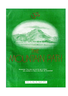 The Mountain Path, Sri Ramanas• Cles Should Not Exceed 10 Pages
