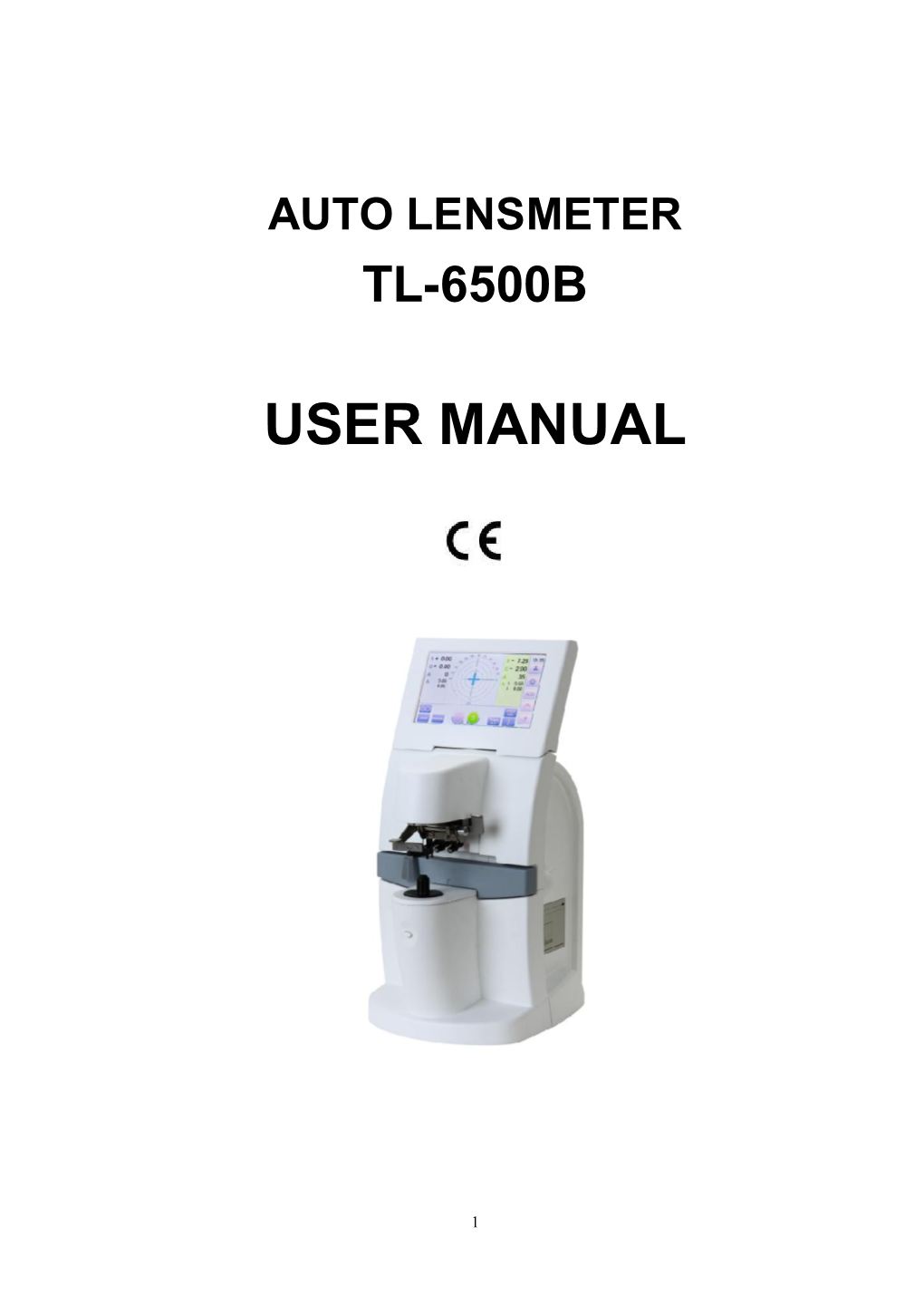 TL6500B User Manual-V1604.Pdf