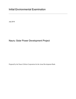 GHD Report IEE Nauru Renewable Energy 22 April 2019 (Repaired)