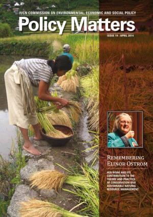Remembering Elinor Ostrom: Her Work and Its Contribution to the Theory and Practice of Conservation and Sustainable Natural Resource Management