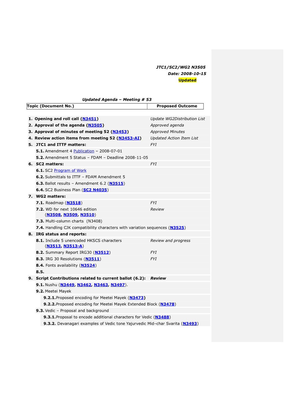 N3505 Date: 2008-10-15 Updated